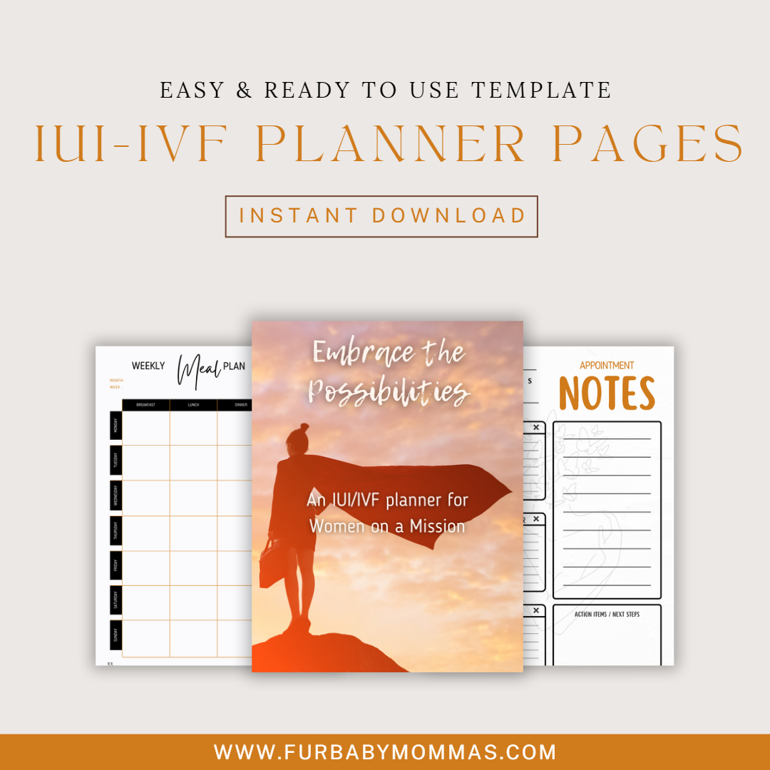 Embrace the Possibilities - An IUI/IVF Planner for Women on a Mission (Digital Download)