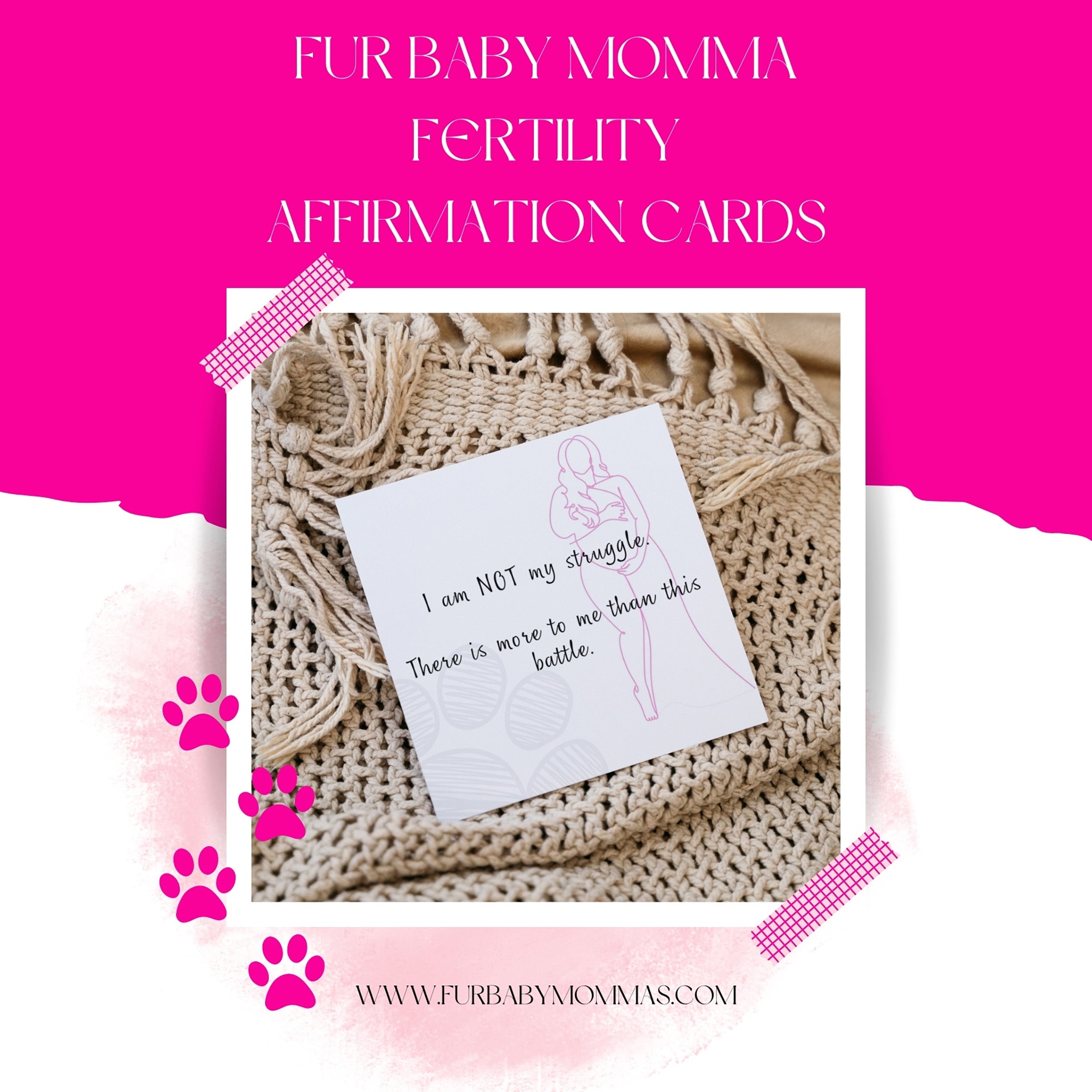 IVF Warriors - A Dose of Positivity Fertility Affirmation Cards