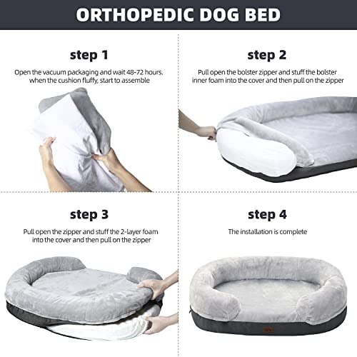 Fur Baby Memory Foam Beds with Sides