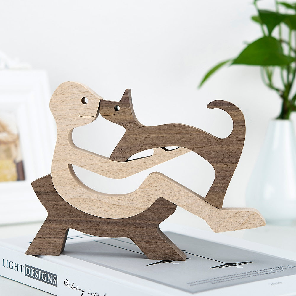 Fur Baby Mommas - Handmade Wood Sculptures