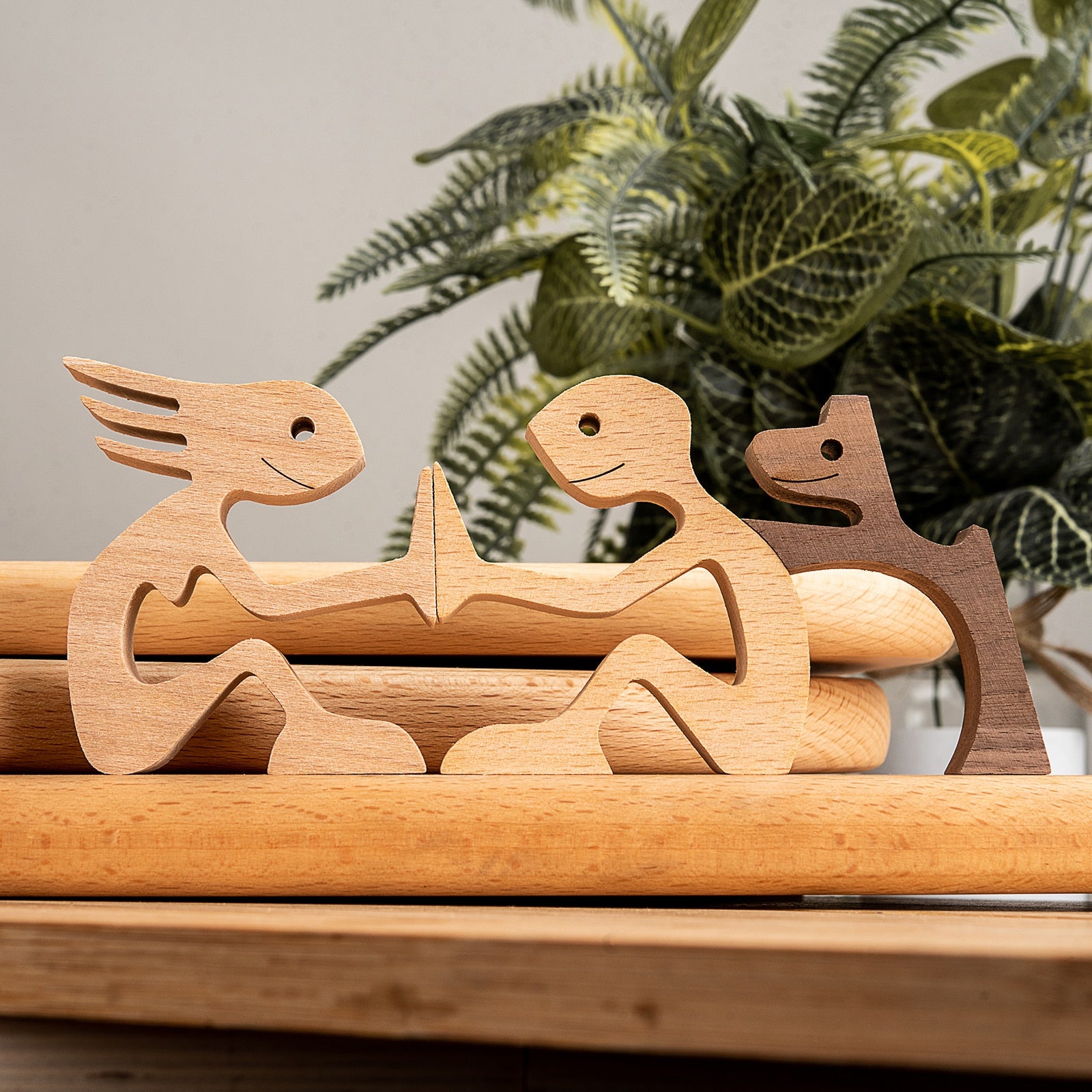 Fur Baby Mommas - Handmade Wood Sculptures