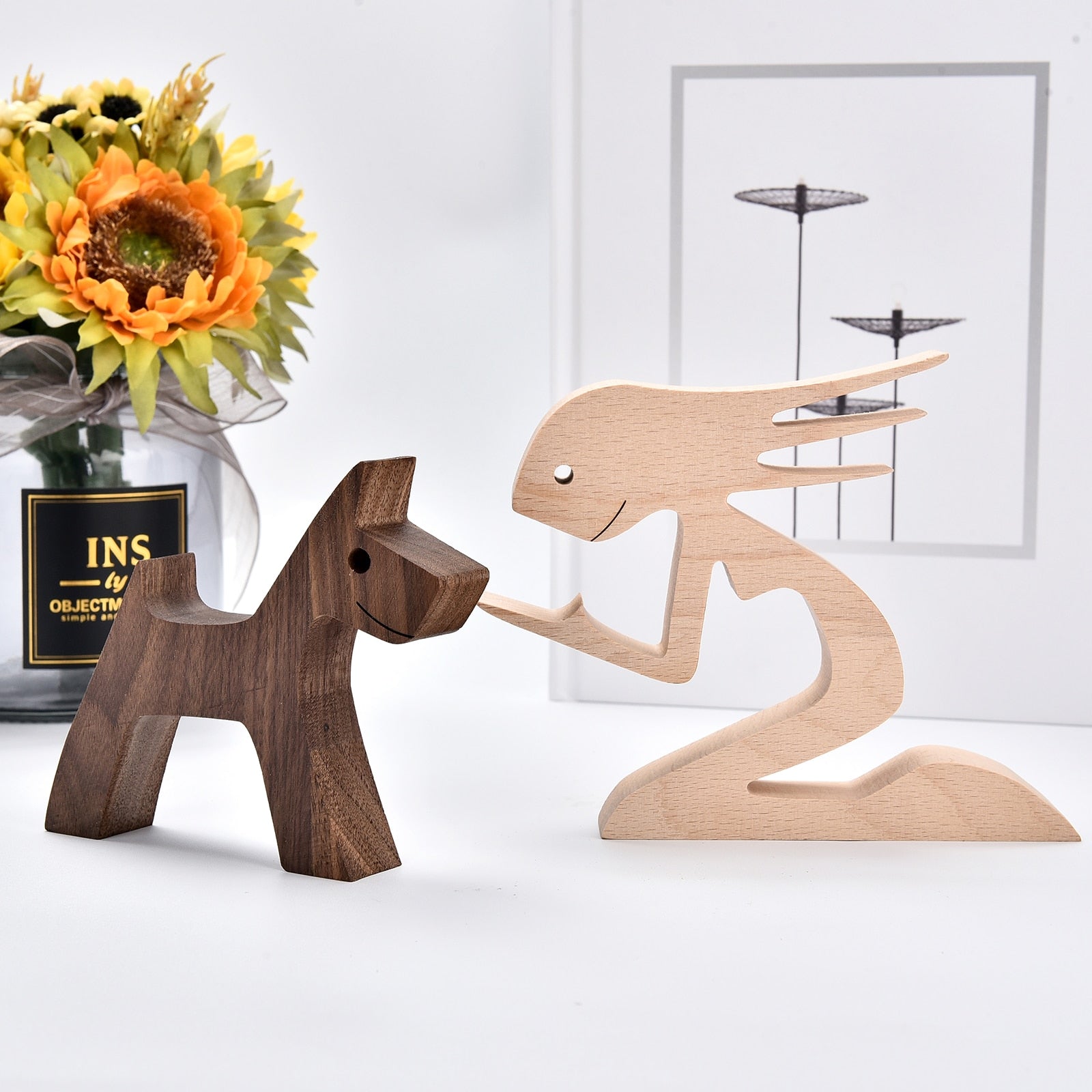 Fur Baby Mommas - Handmade Wood Sculptures