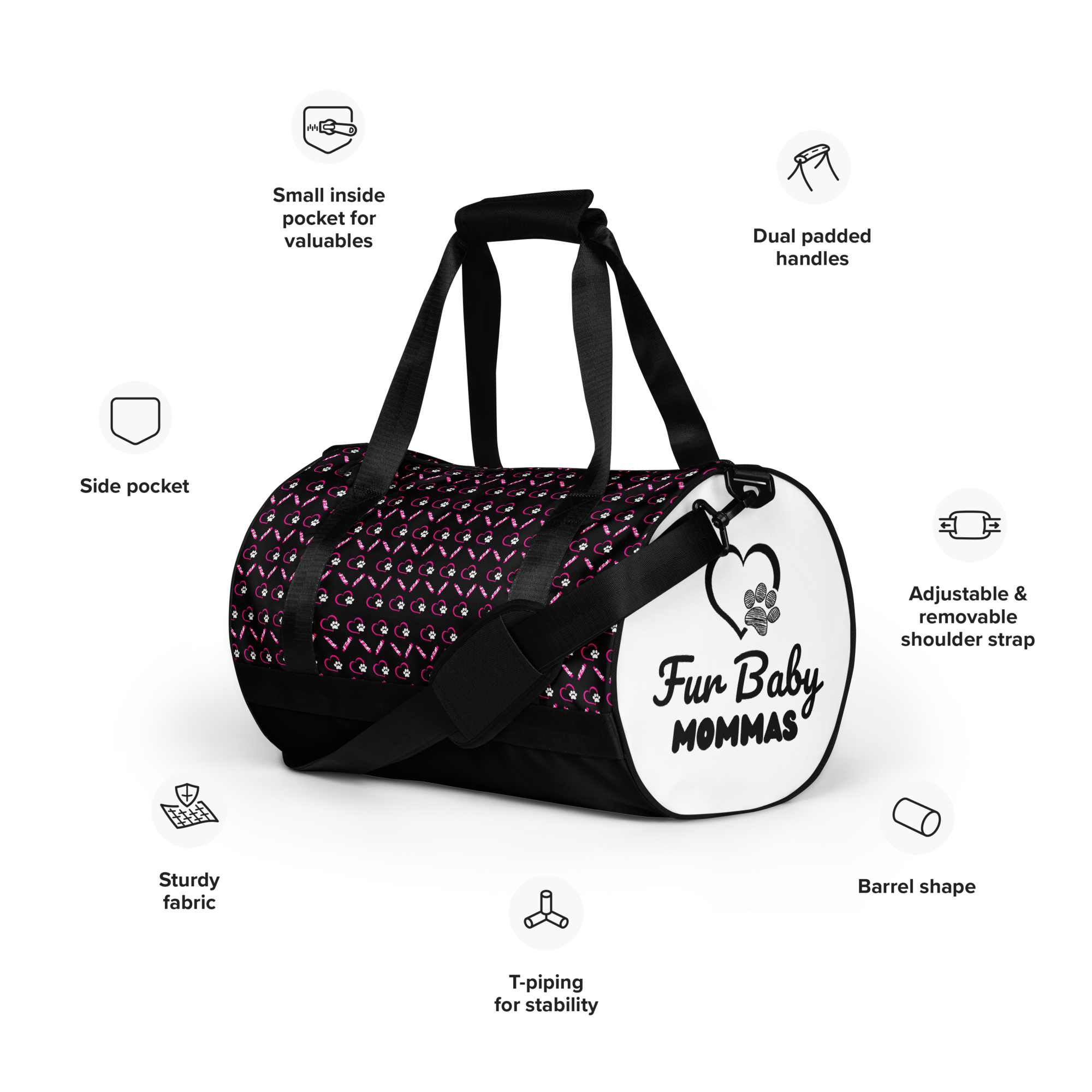 Fur Baby Mommas - Gym Bag