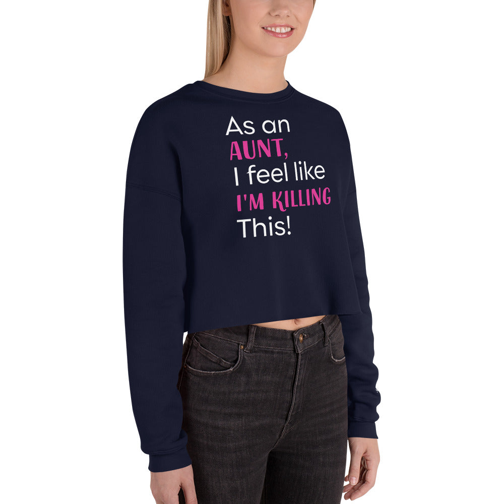 Rich Aunties - Crop Sweatshirt